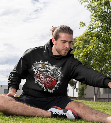 Bluza z kapturem ORZEŁ W SERCU